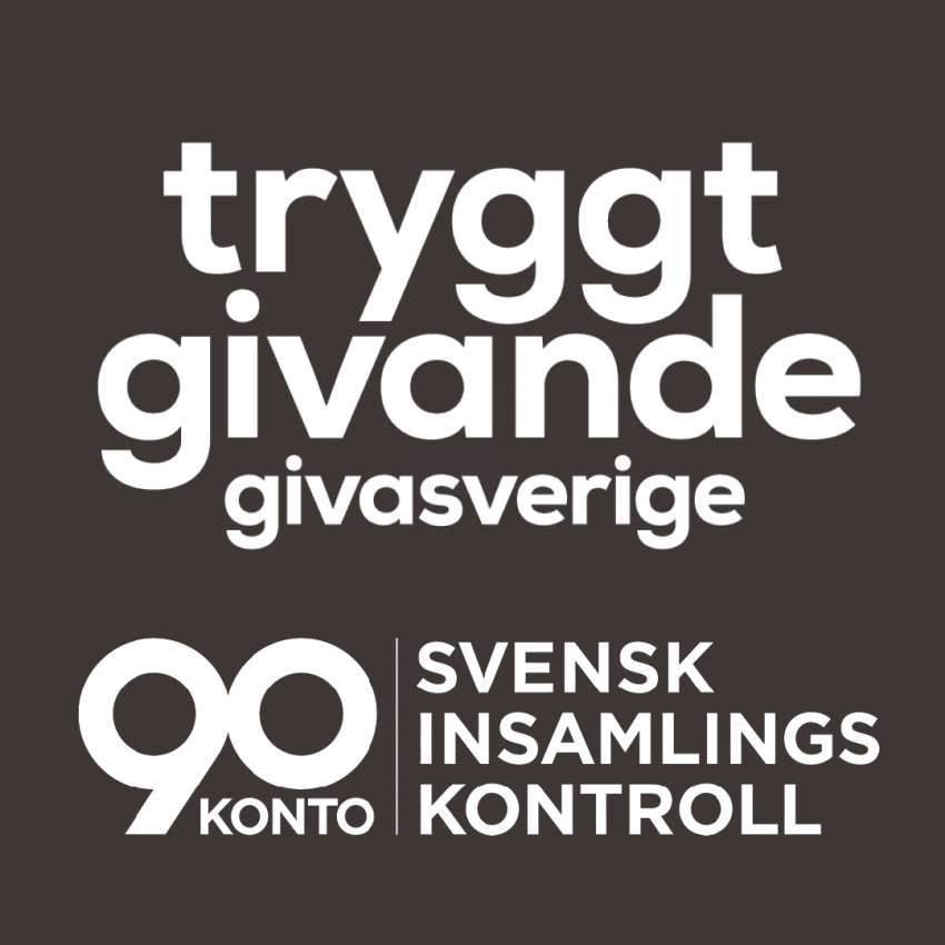 Räddningsmissionen har 90-konto. När du ger till oss kan du vara trygg att dina gåva kommer fram.