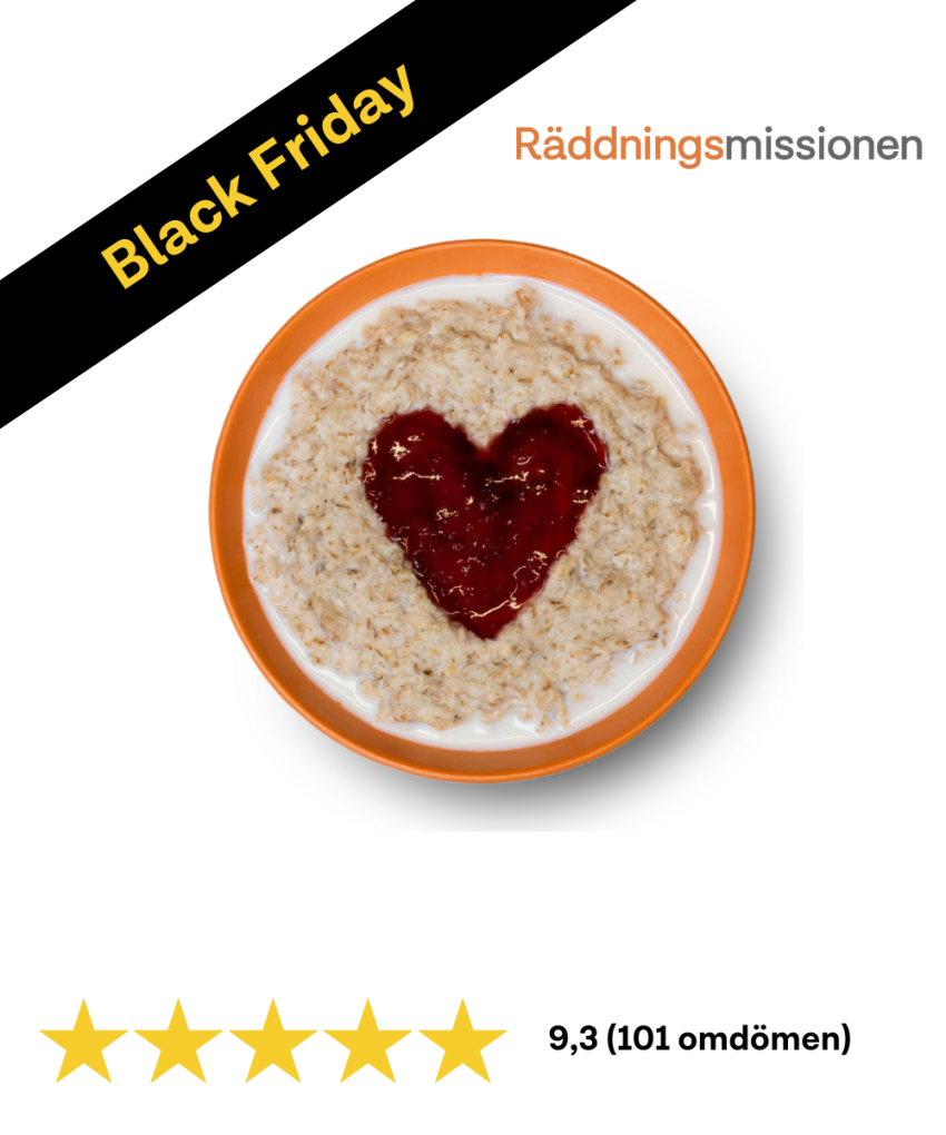 black friday erbjudande grötfrukost