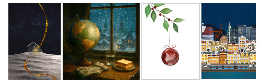 digitala julkort från Räddningsmissionen